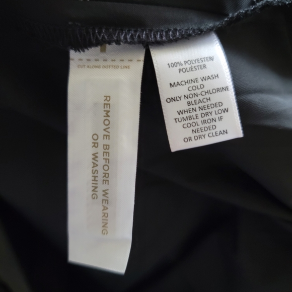 Loft Ruffle Wrap Skirt, Black, Women's Size 4 - Picture 8 of 12